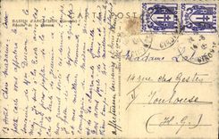 CPA Folklore Bassin d'Arcachon Recolte de la femme