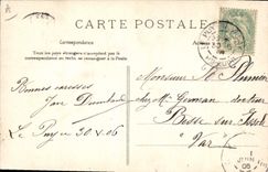 CPA Folklore Le retour du troupeau Moutons