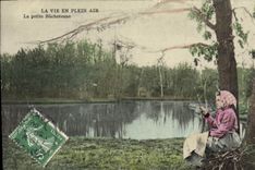 CPA Folklore la vie en plein air La petite bucheronne 