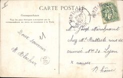 CPA Folklore A travers champs 