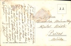 CPA Bateau Menton le port 