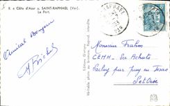 MODERN CARD Holy Boat Raphael the port