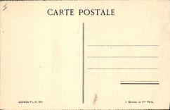 VINTAGE POSTCARD Boat Provence Martigues