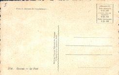 VINTAGE POSTCARD Cannes Boat the port