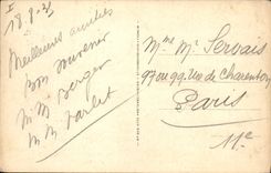 Vuelta de Crotoy del barco de la POSTAL de la VENDIMIA del pecado