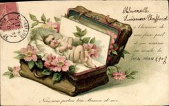 VINTAGE POSTCARD Fantasy Child Baby Lucienne Chafford
