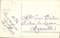 VINTAGE POSTCARD Fantaisie Horseshoe Trefle