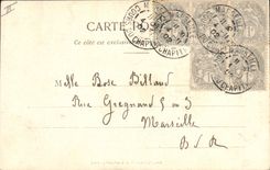 VINTAGE POSTCARD Fantasy Woman Festivals and Gate Happiness Quantifies 13