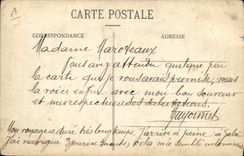 Campaña de comercialización de la fantasía de la POSTAL de la VENDIMIA 1915 1917 reinos de la cucaracha meridional Túnez tunecino extremo Militaria