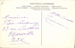 VINTAGE POSTCARD Goat Living room 1906 Bonnefoy the adopted child