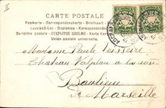 VINTAGE POSTCARD Goat Woman Lamb