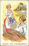 CPA Fantaisie Humour Soldat Militaria