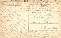 VINTAGE POSTCARD Militaria Fantasy With the barracks what a blue sees