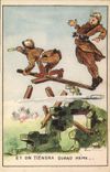 CPA Fantaisie Militaria 