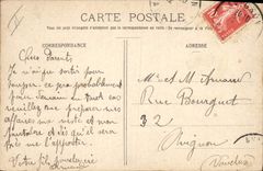 CPA Fantaisie Militaria Ecole des lapins