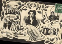 CPA Folklore Bretagne Femme 