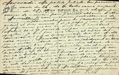 CPA Folklore Bretagne Devant le lit clos 