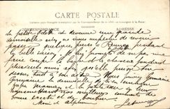 VINTAGE POSTCARD Museum of Luxembourg Guillou Arrived of the forgiveness of co. Anne