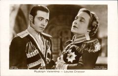 CPM Cinema Rudolph Valentino Louise Dresser 