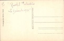 CPM Cinema Rudolph Valentino 