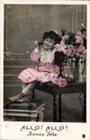 CPA Fantaisie Telephone Enfant
