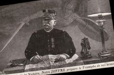 VINTAGE POSTCARD Fantaisie Telephones Joffre Militaria