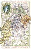 CPA Carte geographique Chocolaterie d'Aiguebelle Haute-Garonne 