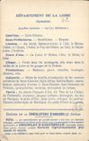 CPA Carte geographique Chocolaterie d'Aiguebelle Loire