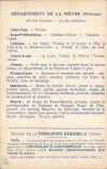 CPA Carte geographique Chocolaterie d'Aiguebelle Nievre Nevers