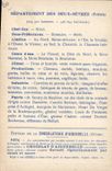 CPA Carte geographique Chocolaterie d'Aiguebelle Deux-Sevres Chateau de Niort