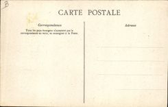 VINTAGE POSTCARD Geographical map Chocolate factory of Aiguebelle Aisne Castle of Coucy