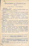 CPA Carte geographique Chocolaterie d'Aiguebelle Pas-de-Calais Boulogne sur Mer