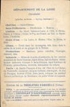 CPA Carte geographique Chocolaterie d'Aiguebelle Loire St Etienne