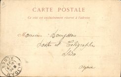 CPA Folklore Attelage de boeufs