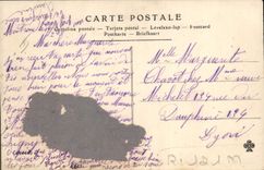 CPA Folklore Galant batelier 