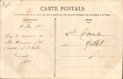 CPA Folklore Fenaison (carte en soie)
