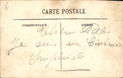 VINTAGE POSTCARD Bateau Wraps some upright with the blade