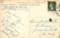 VINTAGE POSTCARD Dinard Boat the bay of the prayer