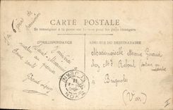 VINTAGE POSTCARD Fantaisie Carries Trefle happiness