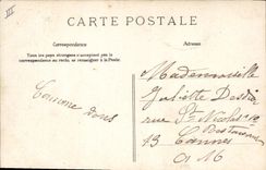 VINTAGE POSTCARD Goat the gardeuse one of goats