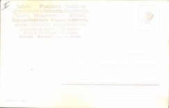 VINTAGE POSTCARD Goat Cow