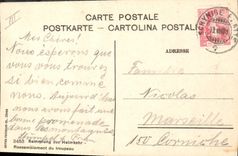 CPA Chevre Sammlung zur Heimkekr 
