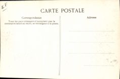 VINTAGE POSTCARD the strike of the stations Bags of letters awaiting the end of conflict TOP