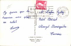 VINTAGE POSTCARD Humor Beach strong Women