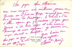 CPA Humour Jumelles marines Plage Femme forte 