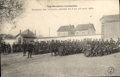 CPA Militaria Les dernieres cartouches Souvenir des 13 jours periode du 3 au 15 avril 1905