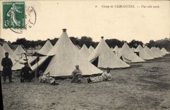 Campo de Militaria de la POSTAL de la VENDIMIA de la dimensión norteña vista Cercottes