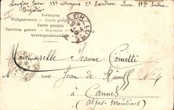 CPA Militaria 13eme Dragons francais en manoeuvres