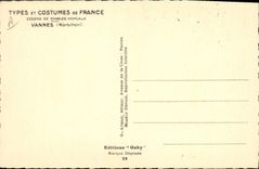 CPA Folklore Charles Homualk Vannes Marche de Vannes