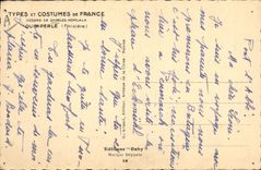 CPA Folklore Charles Homualk Quimperle 